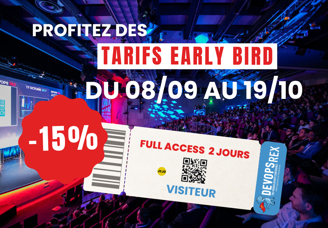 15 days before the end of Early Bird: Book your pass!