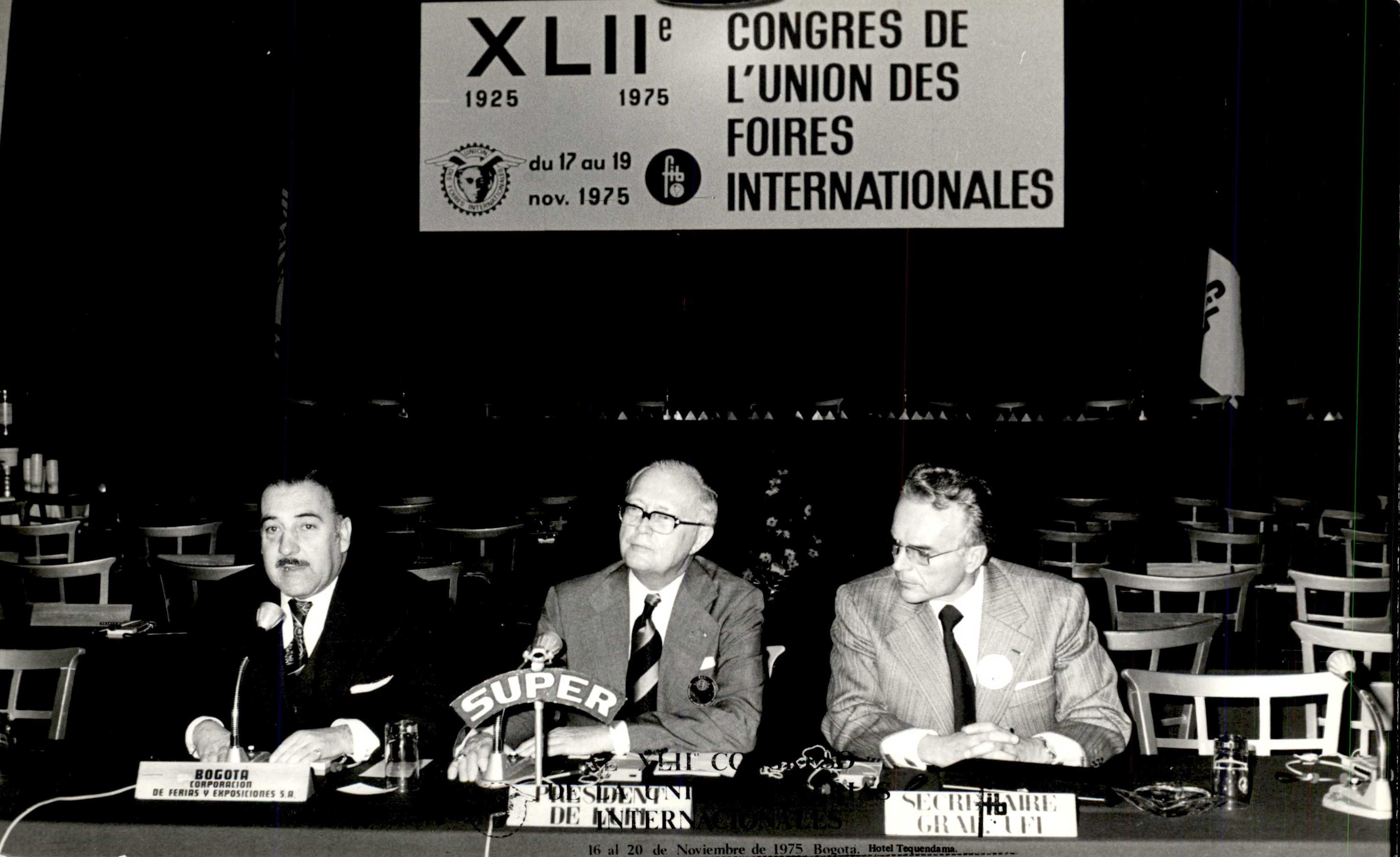 1975 UFI Congress in Bogota, Colombia