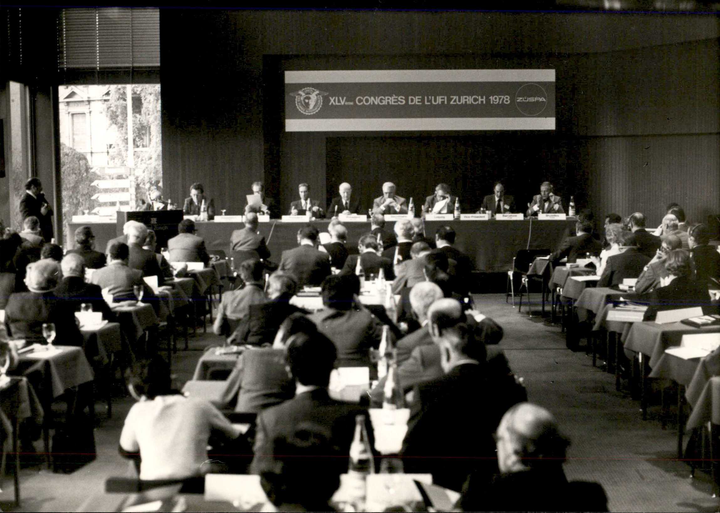 1978 UFI Congress in Zurich, Switzerland