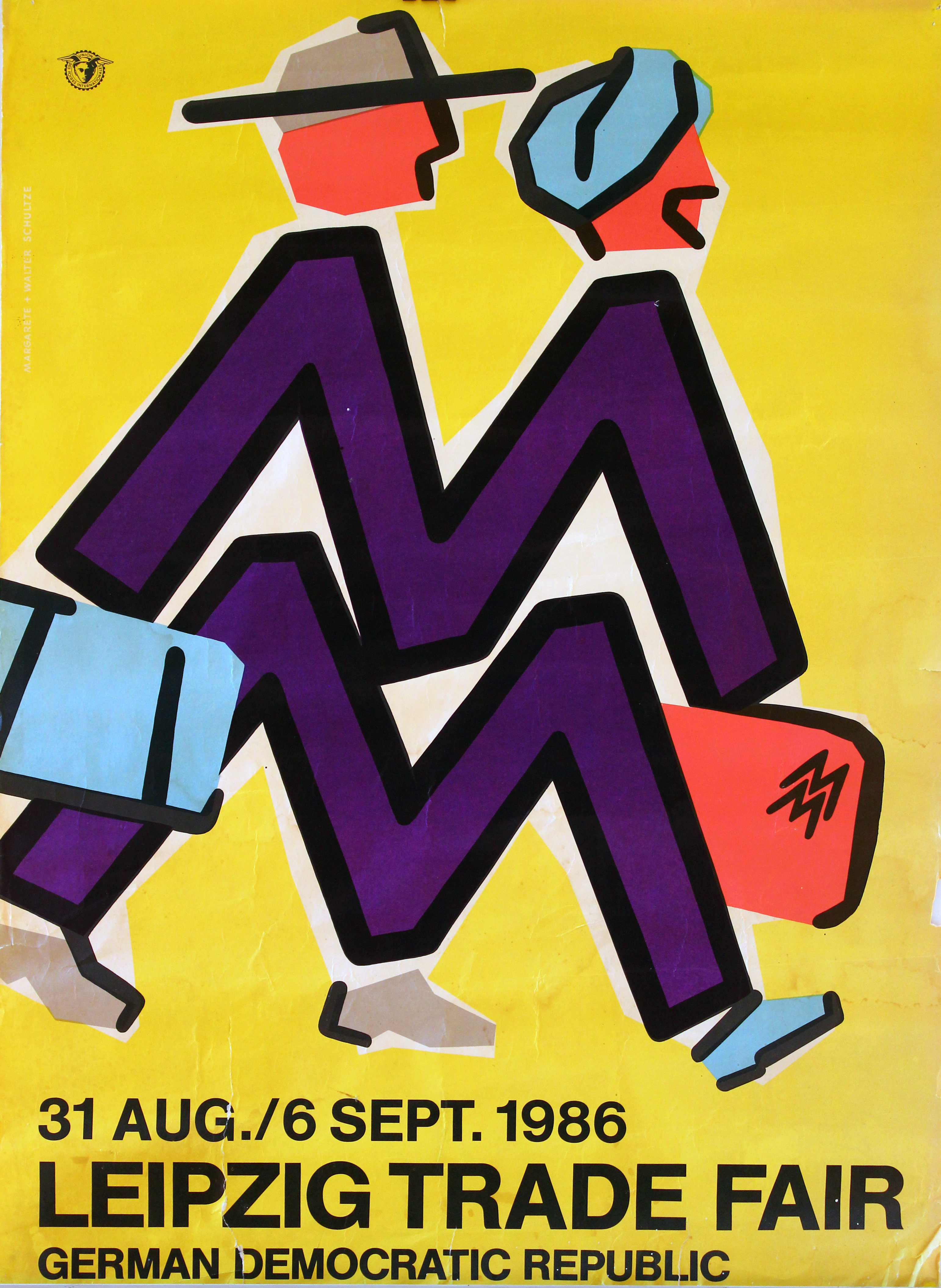 1986 Poster of Leipzig Trade Fair