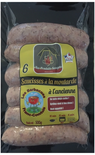 Saucisse à la Moutarde  grill