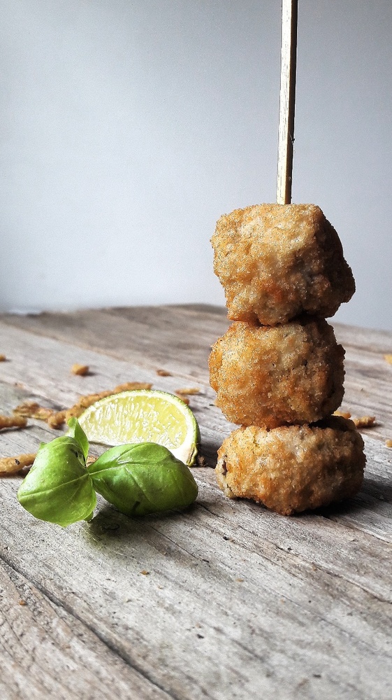 Boulettes panées de blé façon Thaï 20g cuites à coeur surgelées code PPF 203036