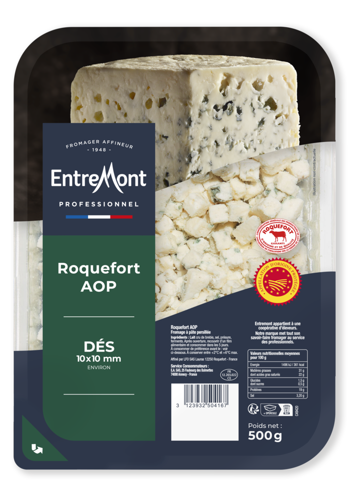 Dés de Roquefort 500 g