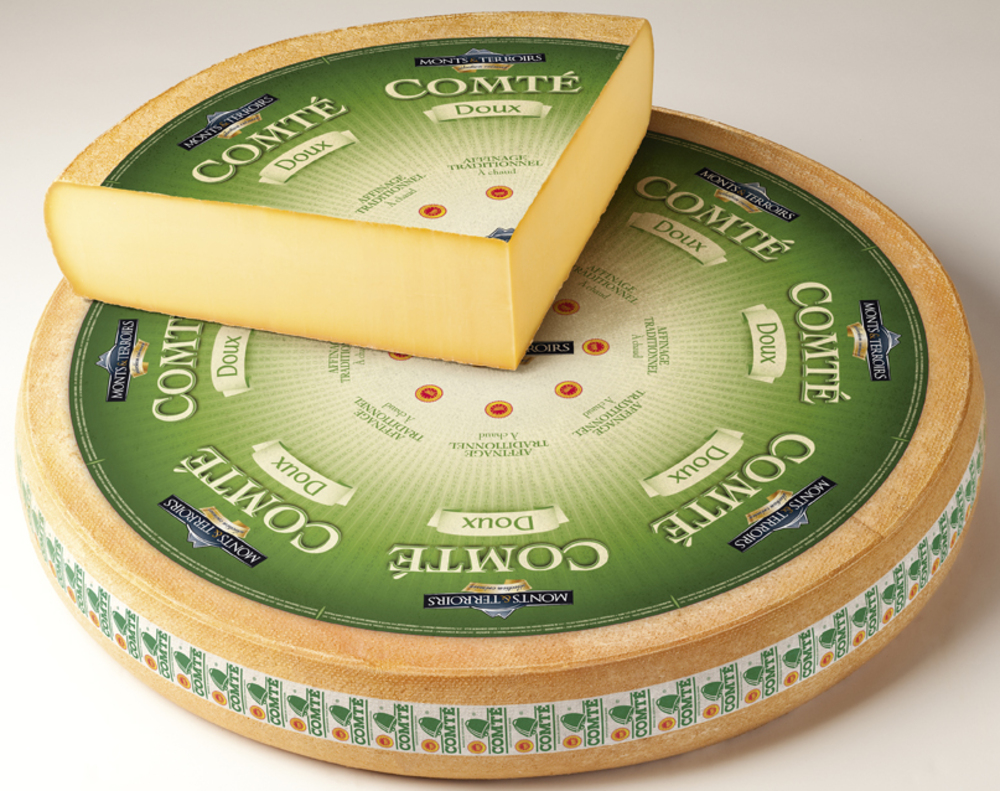 Comté AOP Doux 4 À 6 Mois D'Affinage 1/12 Meule 3,5 Kg