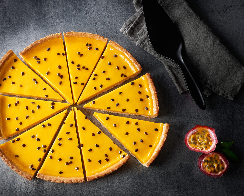 Tarte passion prédécoupée 10 parts
