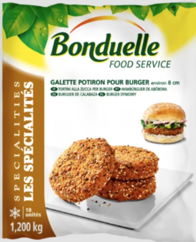 Galette potiron pour burger - 1,2 KG 