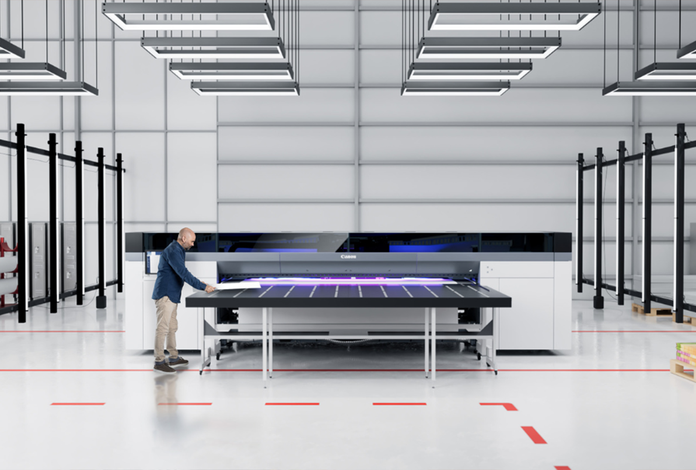 Canon élargit sa gamme de production arts graphiques grand format avec une nouvelle imprimante Colorado série XL de 3,4 mètres, roll-to-roll et hybride