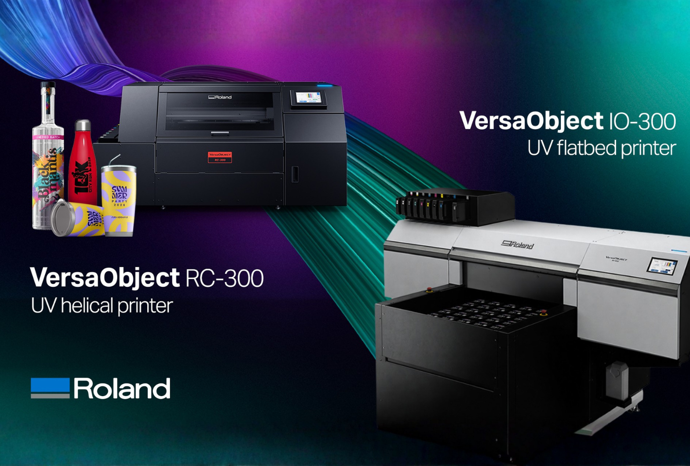 Découvrez les nouveautés Roland DG : TrueVis MG2, VersaObject IO-300 et RC-300
