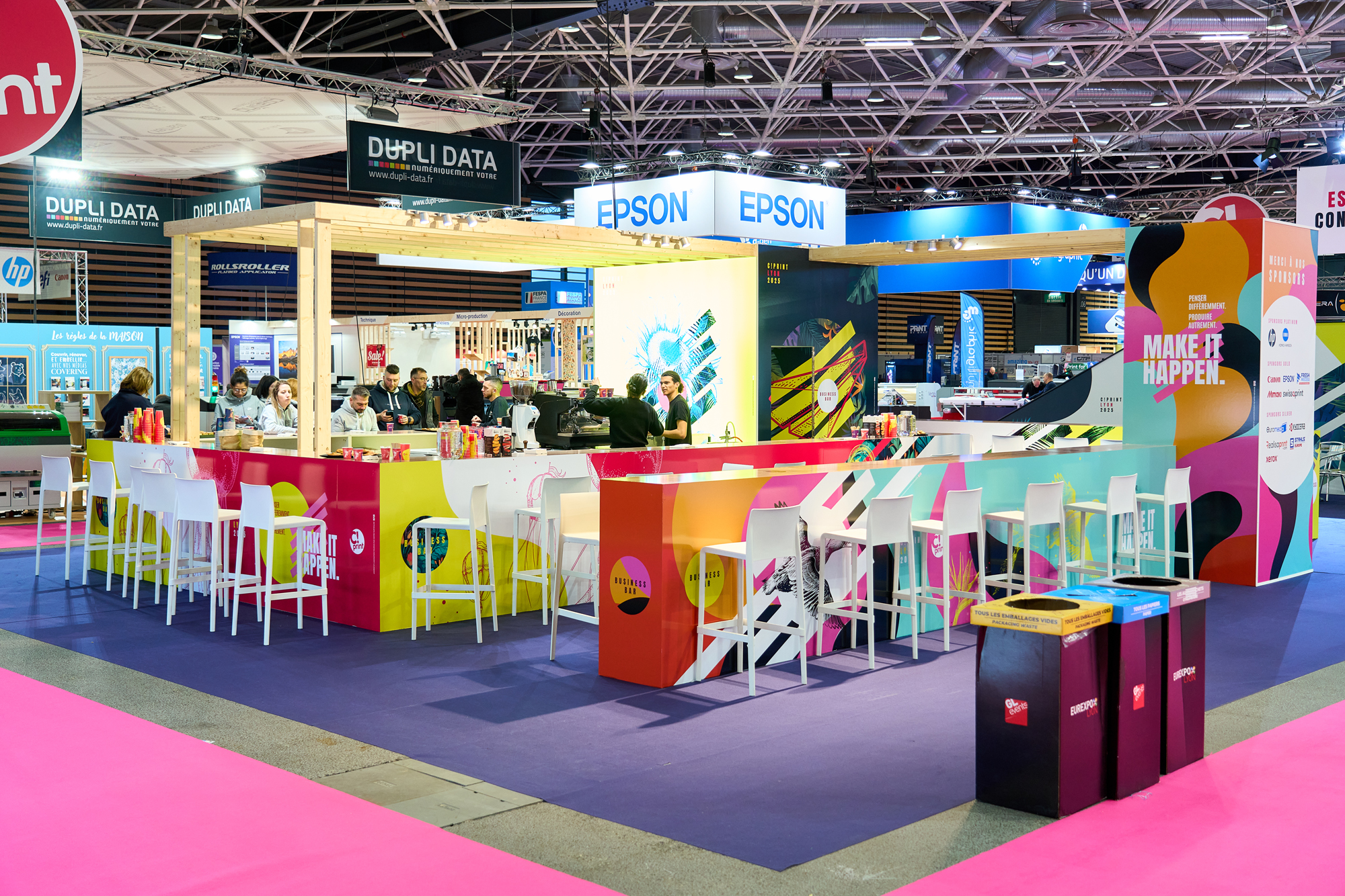 C!Print Lyon - Bar du salon C!Print 2025