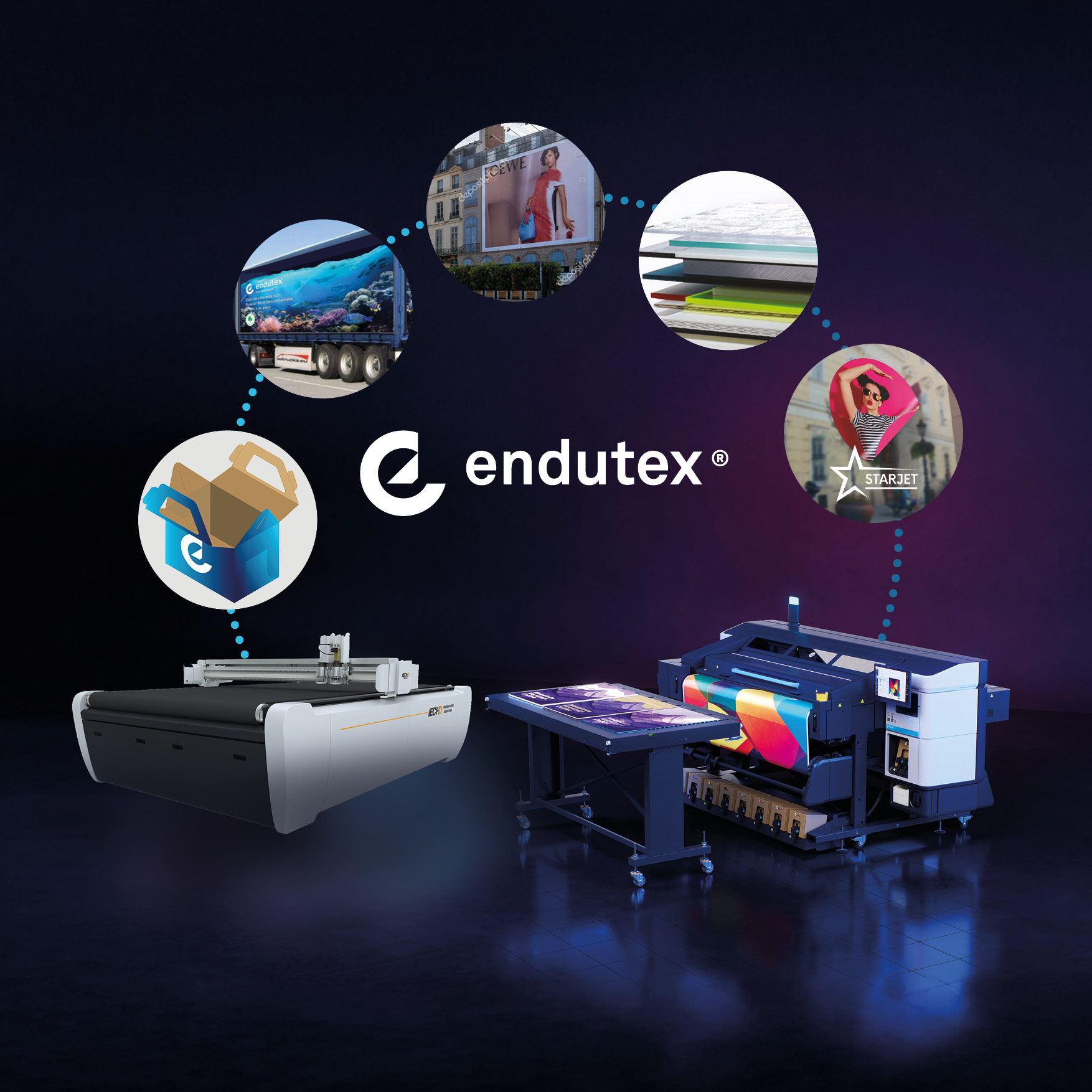 Endutex: technology and creativity at C!Print Madrid 2026