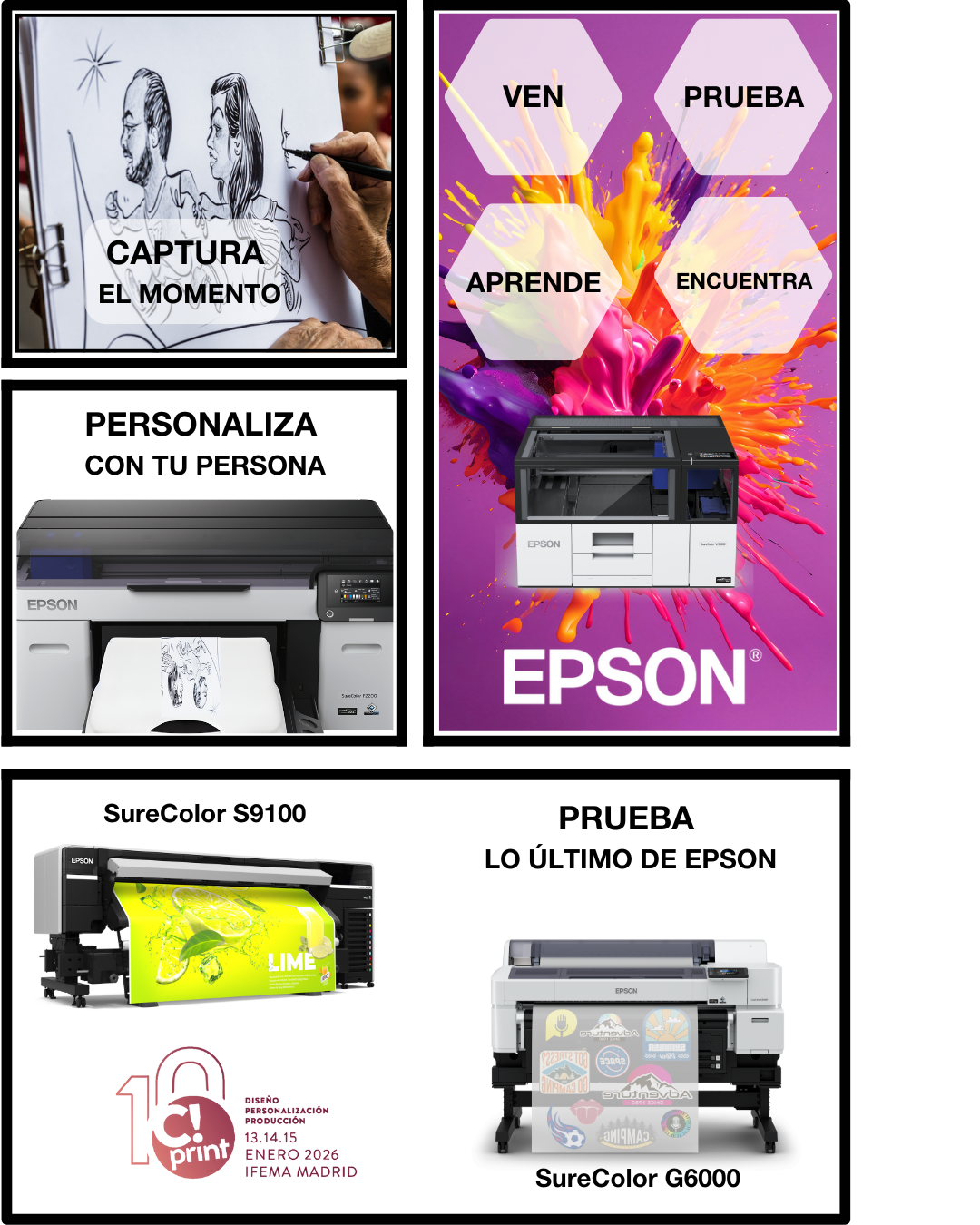 Everything you can see and do with Epson in C!Print 26