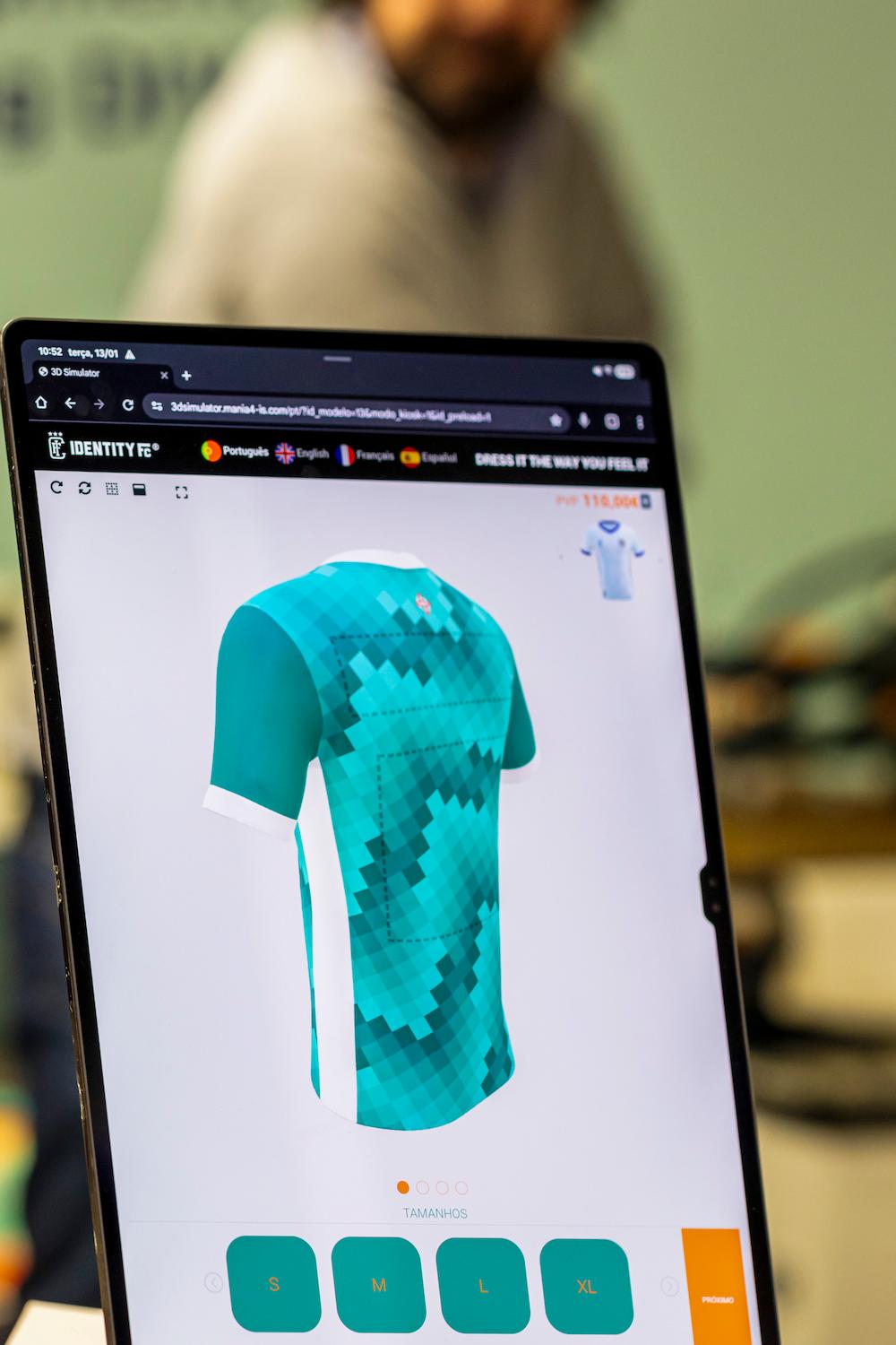 Diseño camiseta deportiva