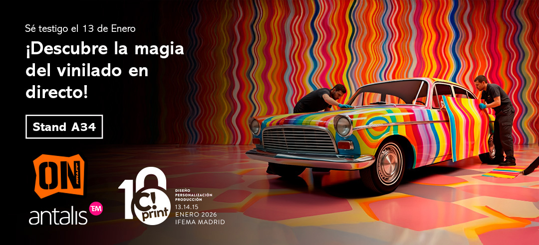 Antalis lleva el vinilo a otro nivel en C!Print Madrid 2026 