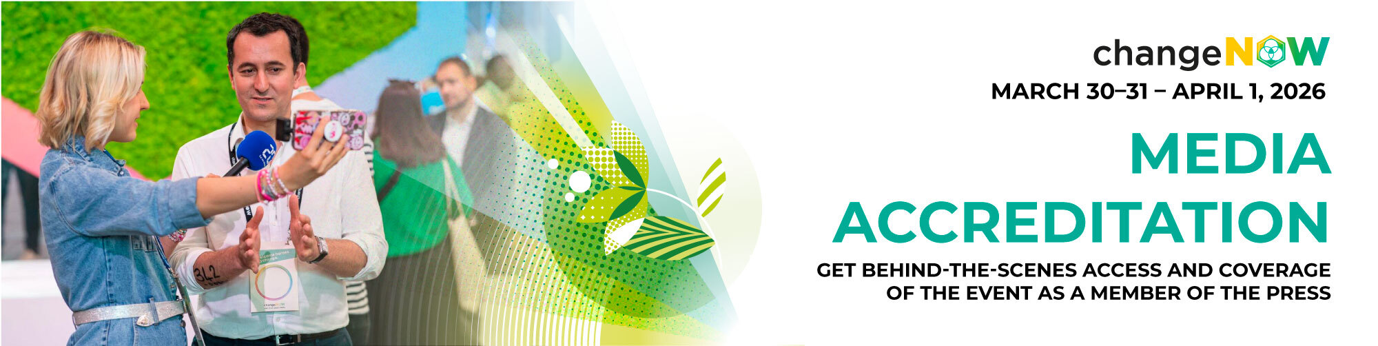 Bannière Logo Changenow - 25,26,27 Mai 2023 Paris - Média