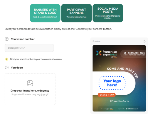 Personnaliser sa bannière