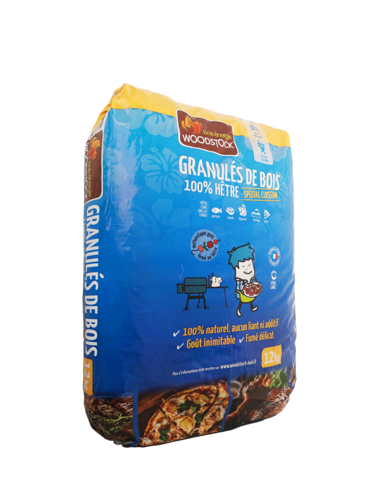 Granulés de bois spécial cuisson barbecue