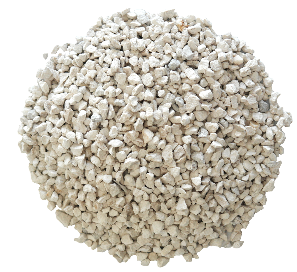 White limestone gravel 4/6 5L