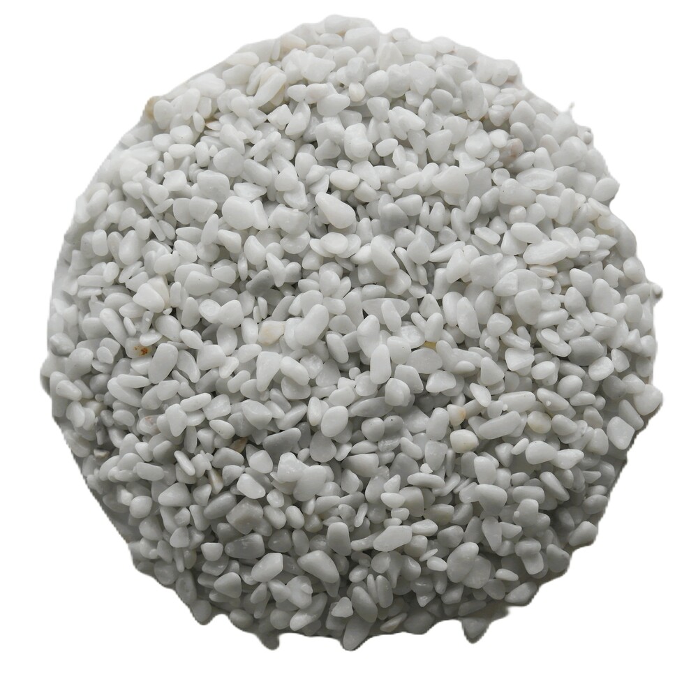 Carrare white pebbles 4/8 5L