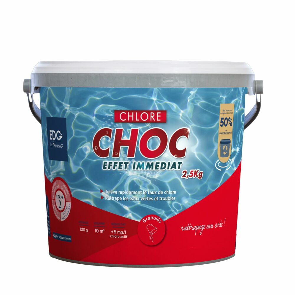 Shock chlorine granules