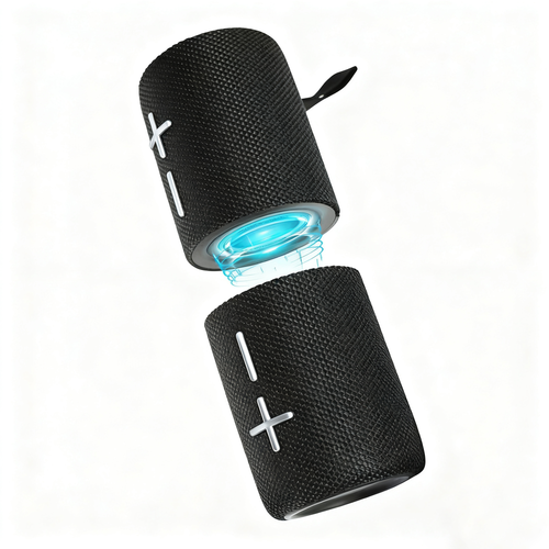 Enceinte Bluetooth 40W, RVB, IPX6 – Rechargeable USB – Divisible en 2 × 20W - KYF