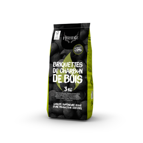 Briquettes de charbon de bois FYRHEGE
