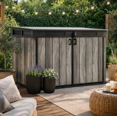Coffre jardin résine Keter Signature 2020 L – gris