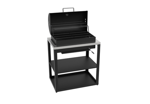 Outdoor Kitchen, Milano Barbacue unit with shelves