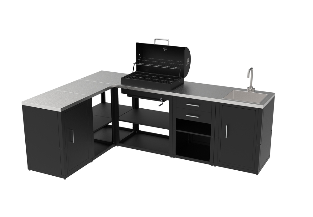 Outdoor Kitchen Set composed by 6 modules