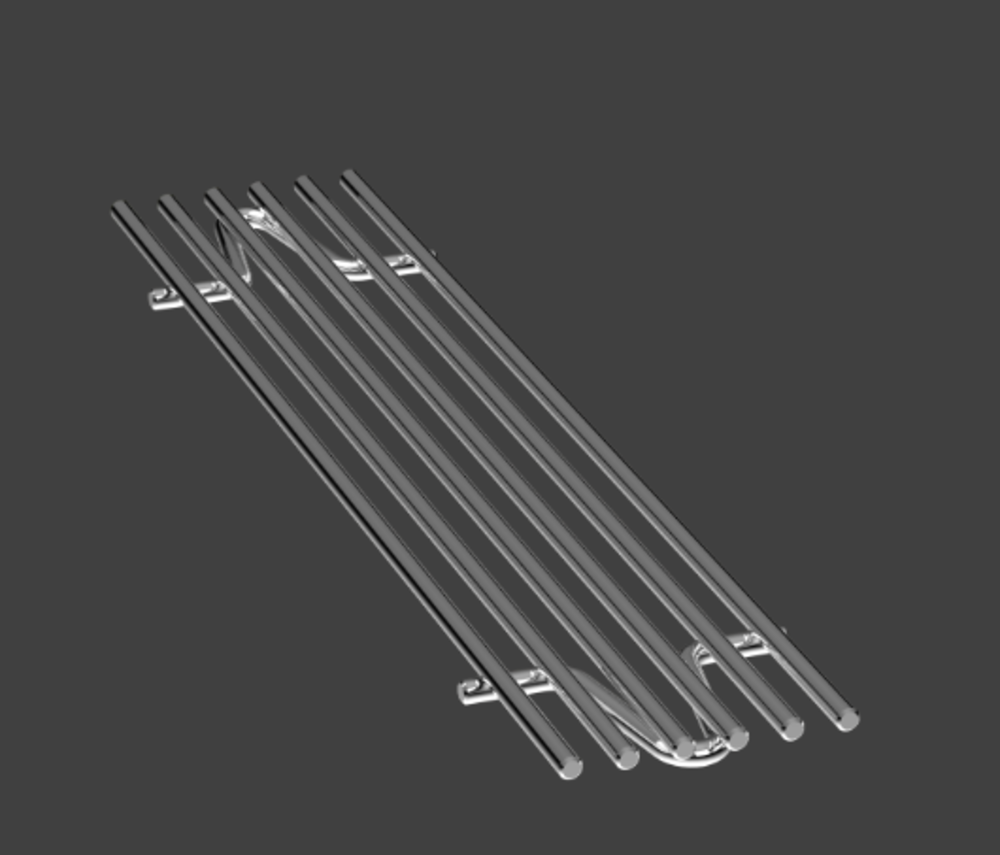 GRILLE EN ACIER INOX HEAT C ÉTROIT