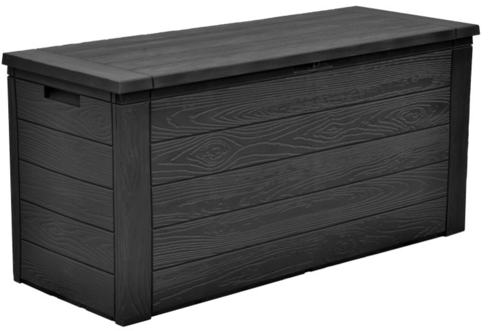 Malle de rangement 300 litres aspect bois