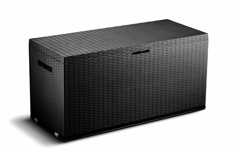 Malle de rangement 350 litres design rattan