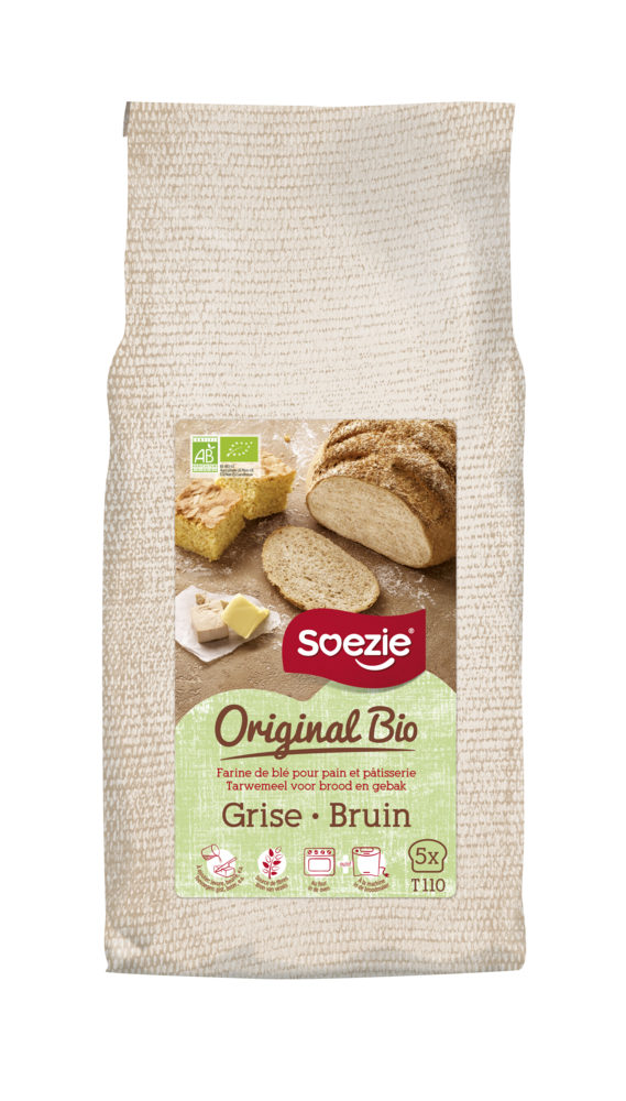 Farine grise T110 BIO pour pain 2.5kg