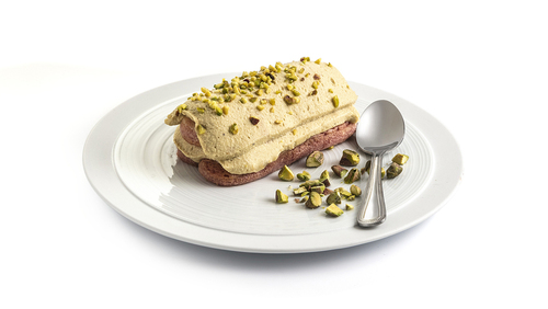 Tiramisu pistache framb indiv (120Gx10) - 305022