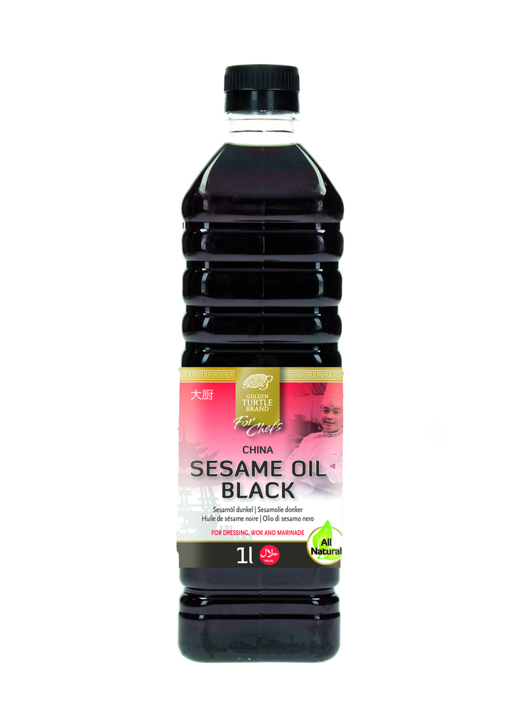 Huile de sésame noir Golden Turtle for Chefs 1L