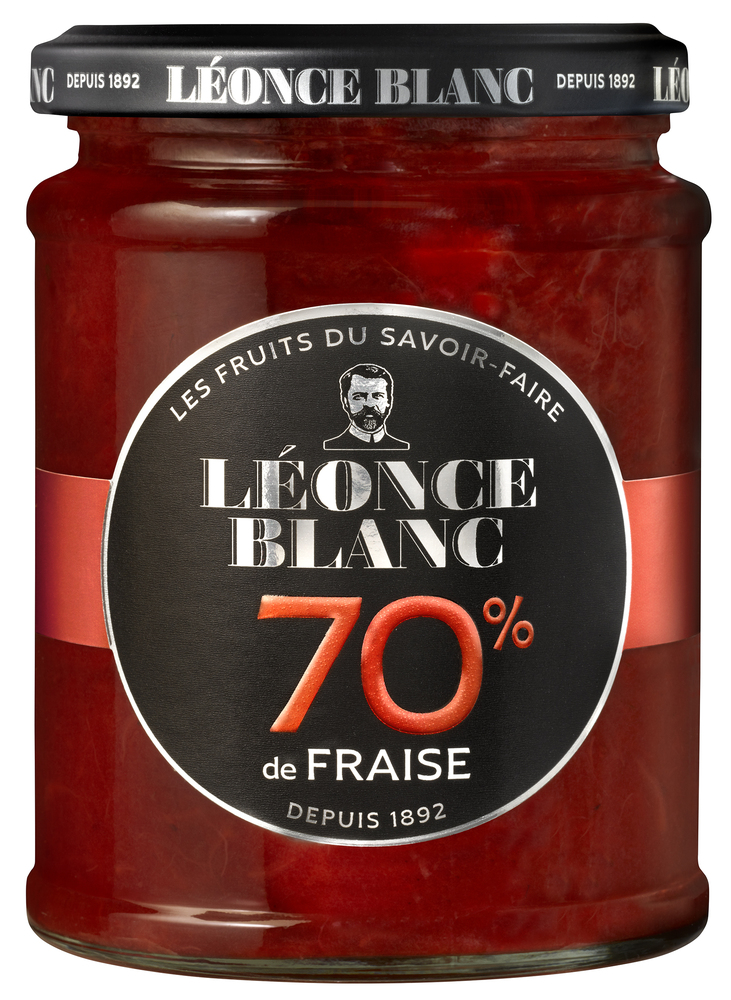 REF 265741 CONFITURE ALLEGEE FRAISE 70% 320G x6