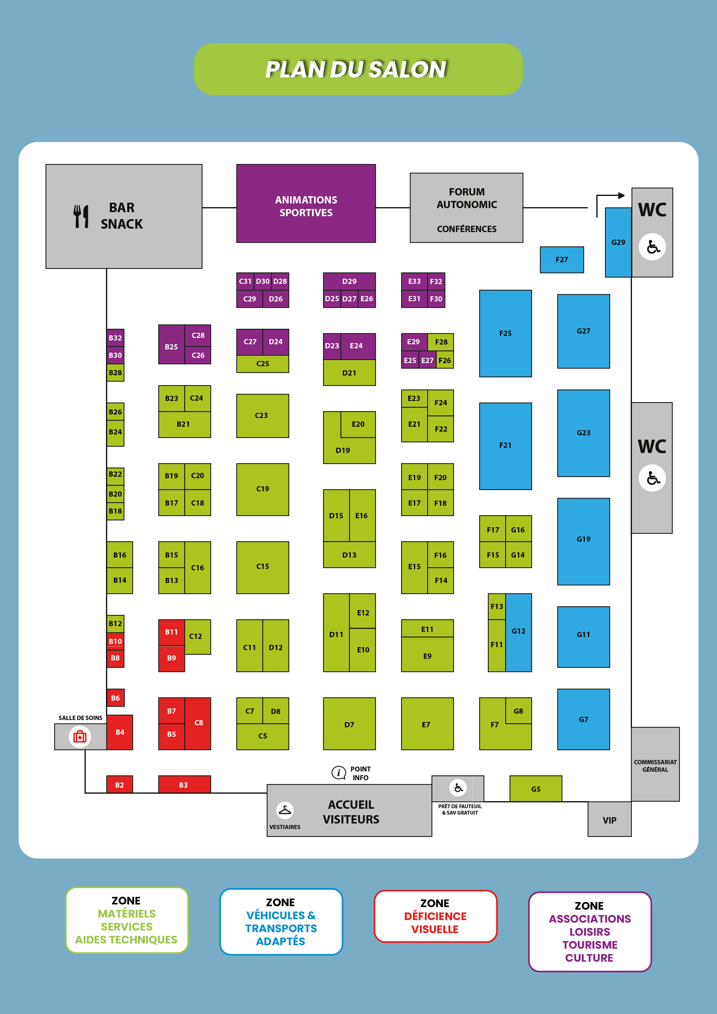 Plan du salon Autonomic Atlantique