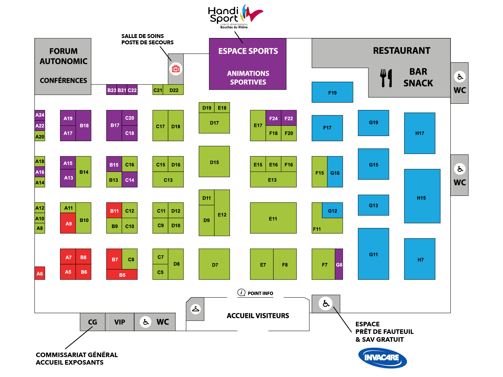 Plan du salon Autonomic