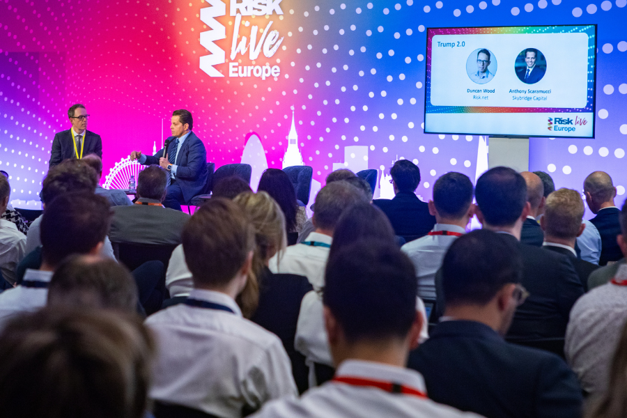 Keynote discussion at Risk Live Europe