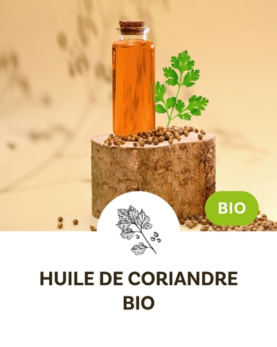 Organic virgin Coriander Oil (INCI: Coriandrum Sativum Seed Oil)
