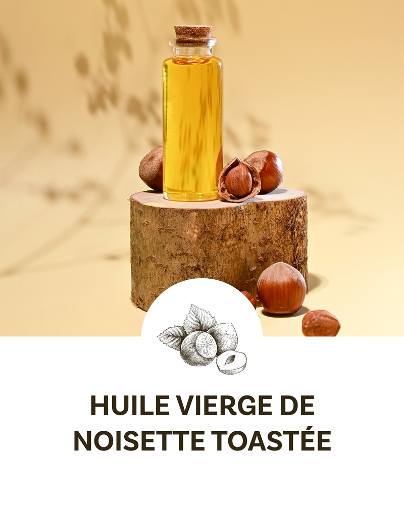 Roasted Virgin Hazelnut Oil (INCI: Corylus Avellana Seed Oil )