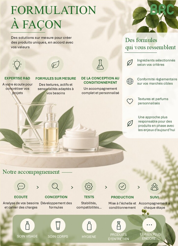 Formulation à façon