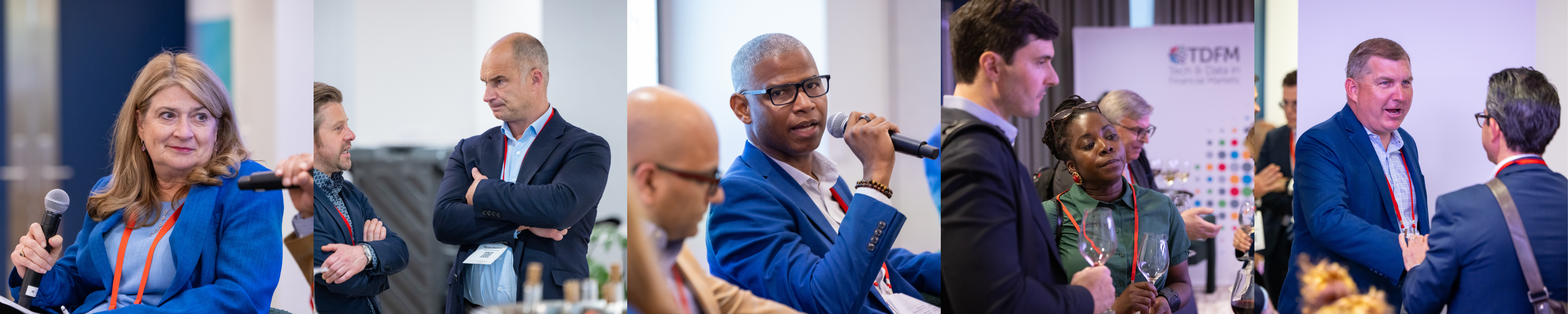 Five Images of audiences and speakers from previous Risk Live Europe events