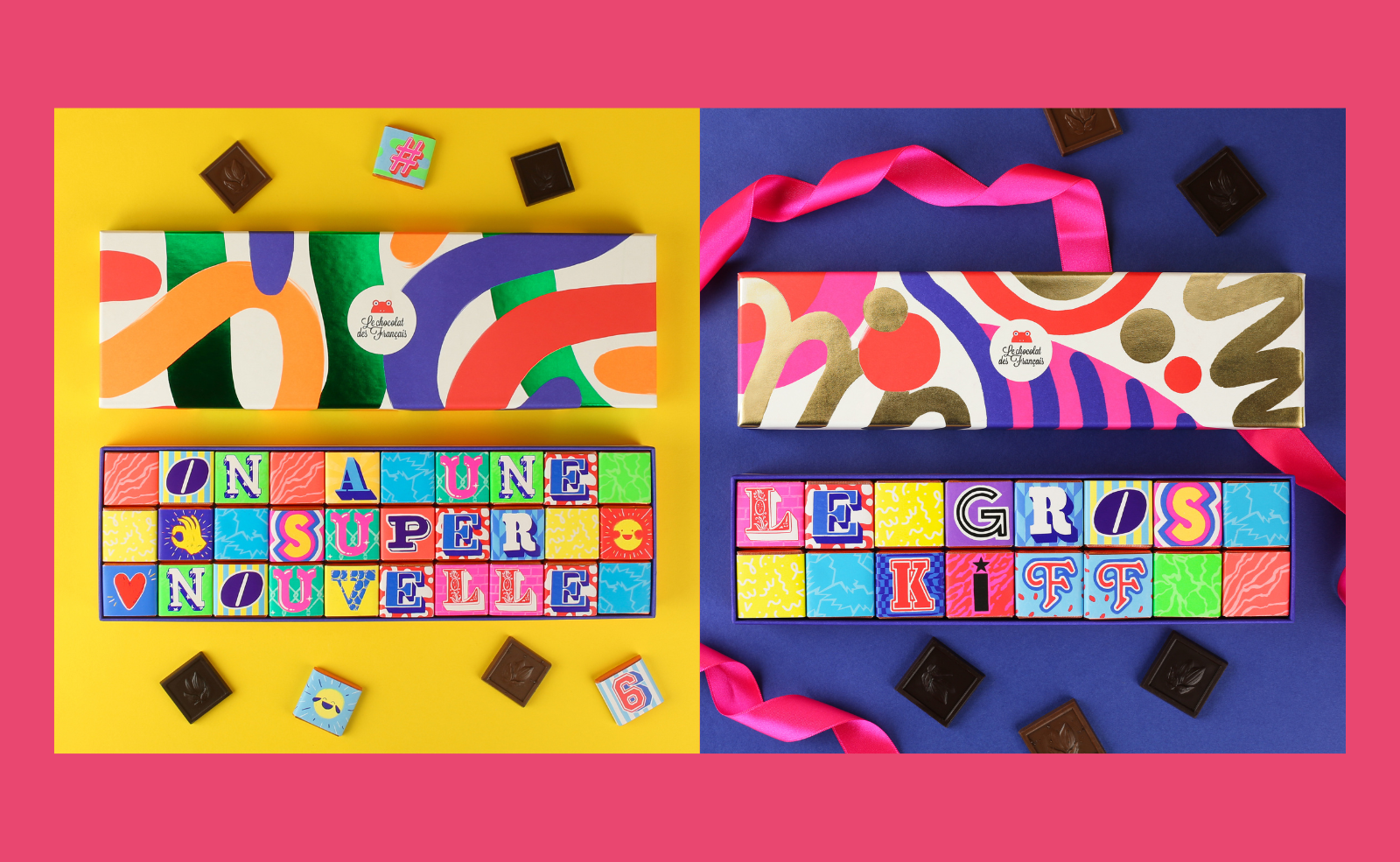 LES COFFRETS ALPHABET PERSONNALISÉS PAR LE CHOCOLAT DES FRANCAIS