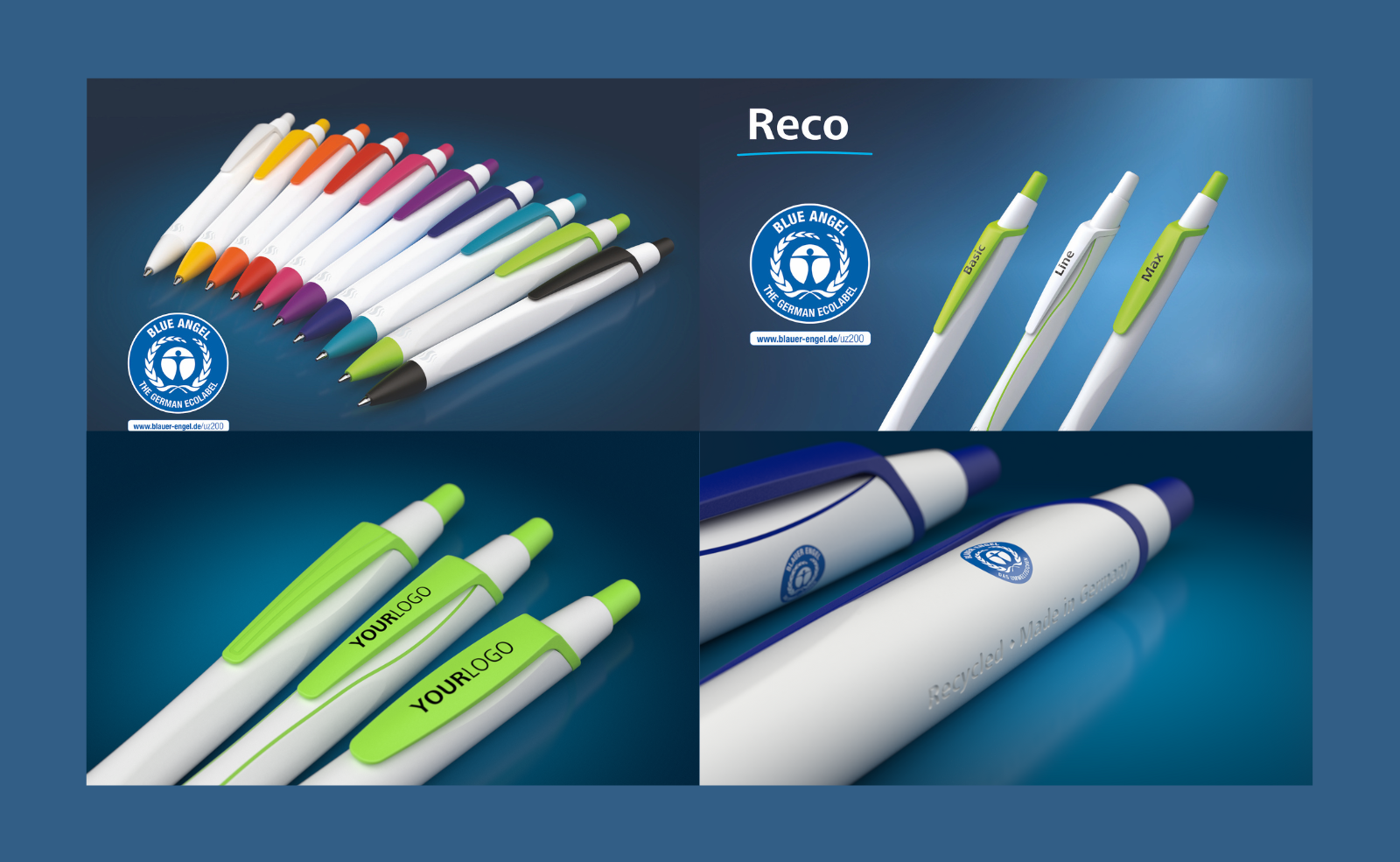 LE STYLO À BILLE PERSONNALISABLE SCHNEIDER RECO É VOLUE