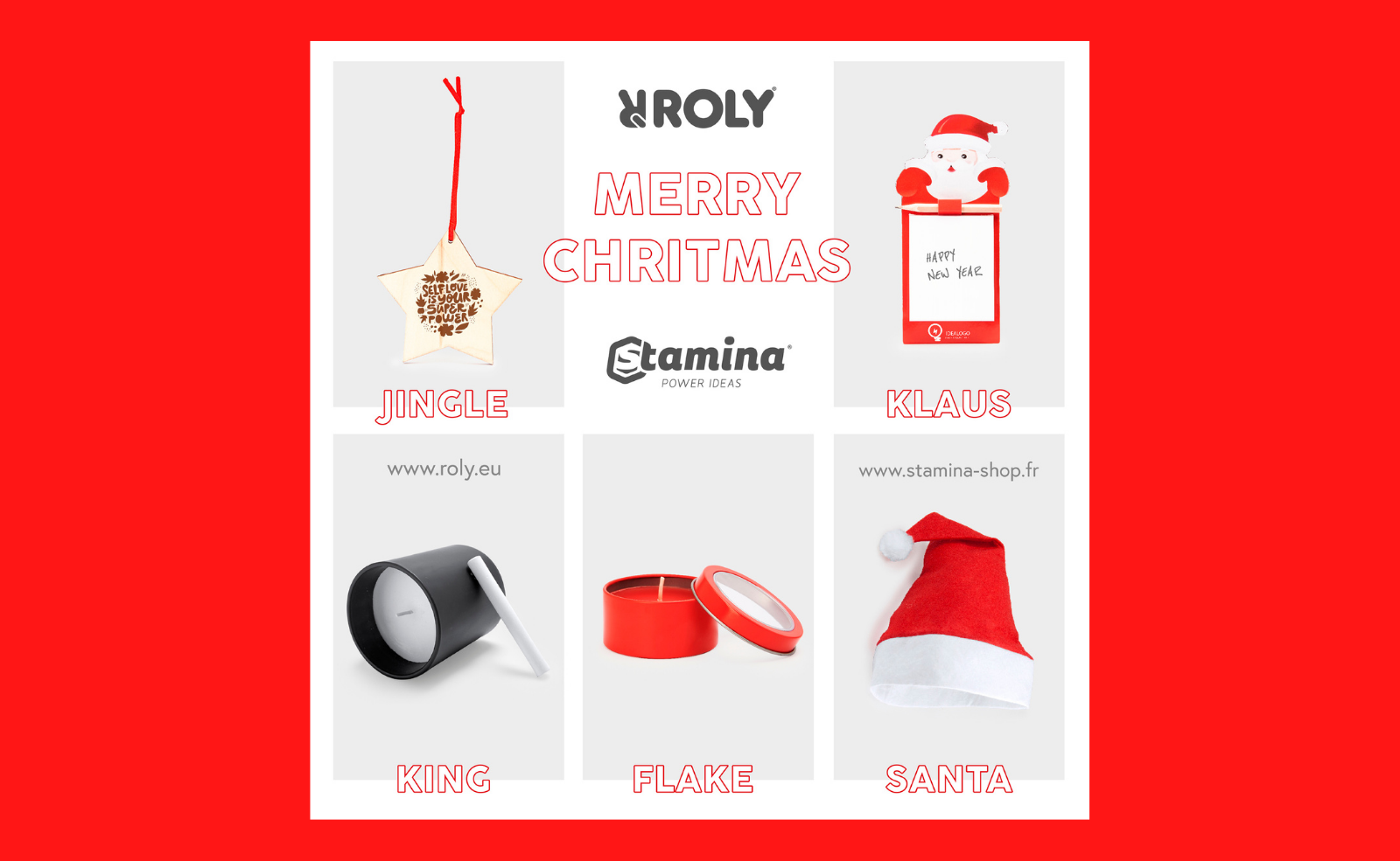 STAMINA PRÉSENTE SA SELECTION D'ARTICLES DE NOËL