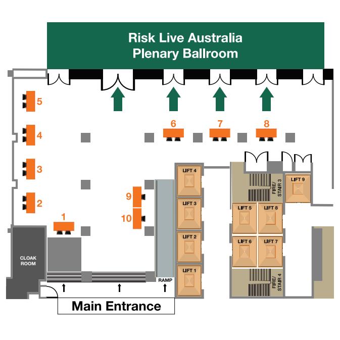 Risk Live Australia exhibition booth 2026