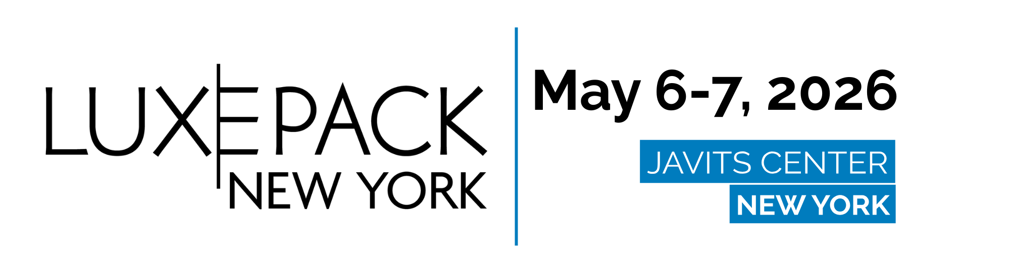 logo and date luxe pack new york