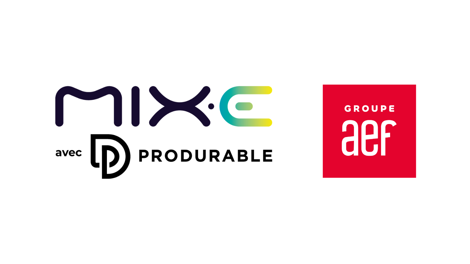 Logo officiel MIX.E avec PRODURABLE