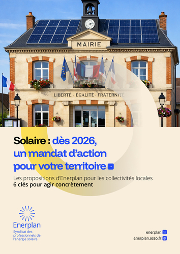 Solaire : dès 2026, un mandat d'action pour votre territoire