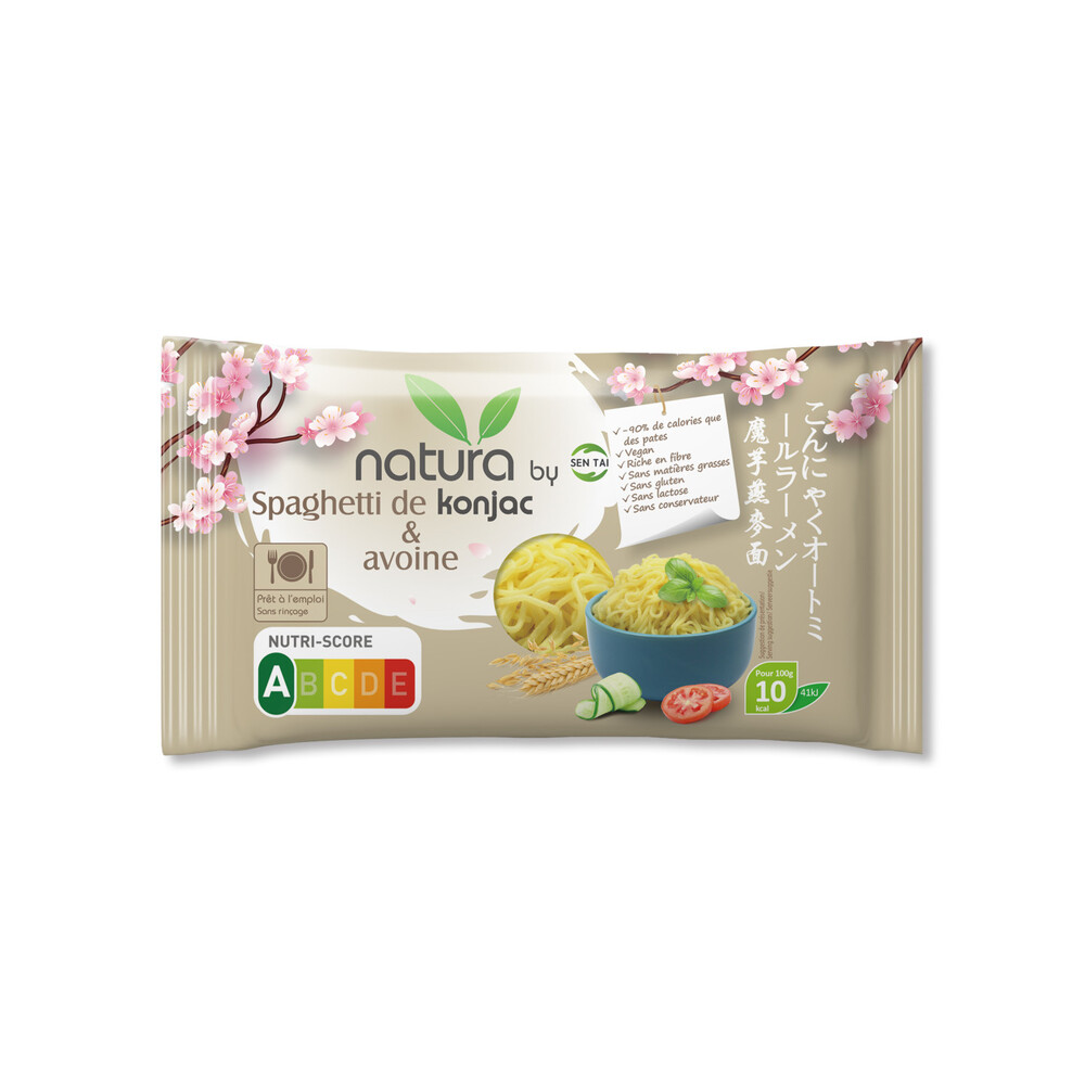 Spaghetti de konjac et avoine